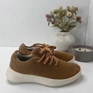 Allbirds Wool Runner Lace-up Sneakers Stony Beige Athletic Low Top Women 7